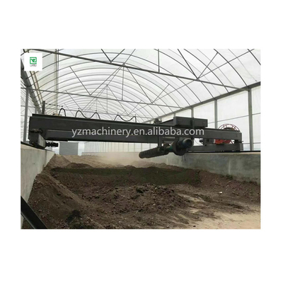 Can Walk At Will Plant Supply Organic Compost Double Auger Compost Turner