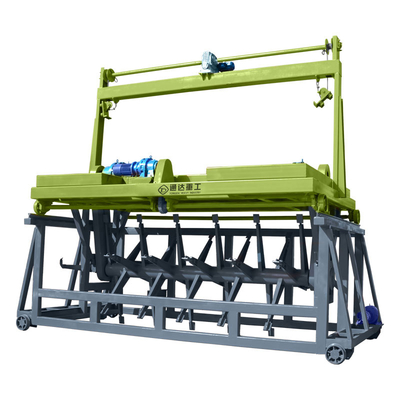 Remote Control Type Mushroom Organic Fertilizer Flute Compost Turner Machine Large Operation Capacity