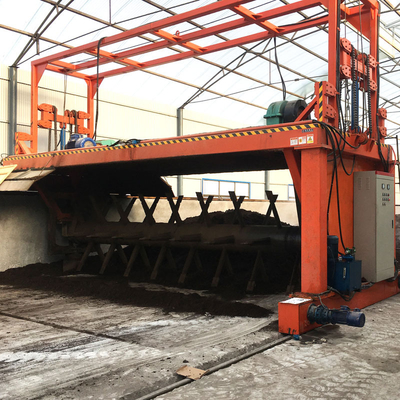 Electric Remote Control Operation Fertilizer Spline Type Small Organic Waste Fertilizer Turner Making Machines Home Compost For Mushroom