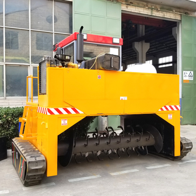 High Efficiency Organic Waste Compost Machine Spin Fermentation Composting Machine For Sale