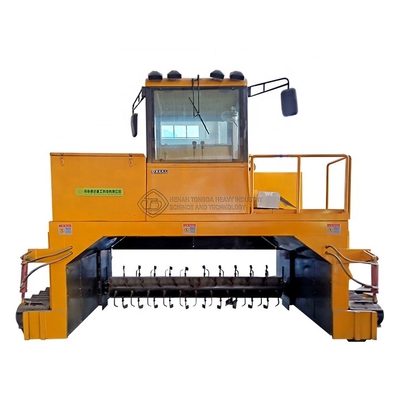 Cultivate new crawler type cow dung automatic fertilizer compost machine hydraulic equipment for sale