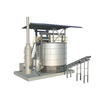 High Quality Stainless Steel Organic Fertilizer Large Equipment Fermentation System Food Composter Recycling Machine
